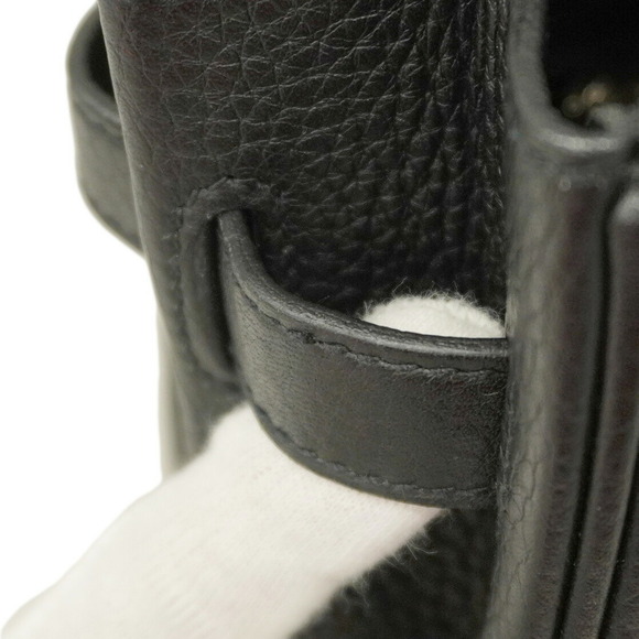 Hermes Hermès Birkin 30 Handbag in Taurillon Clemence Leather, Black, with T ... - Picture 11 of 14